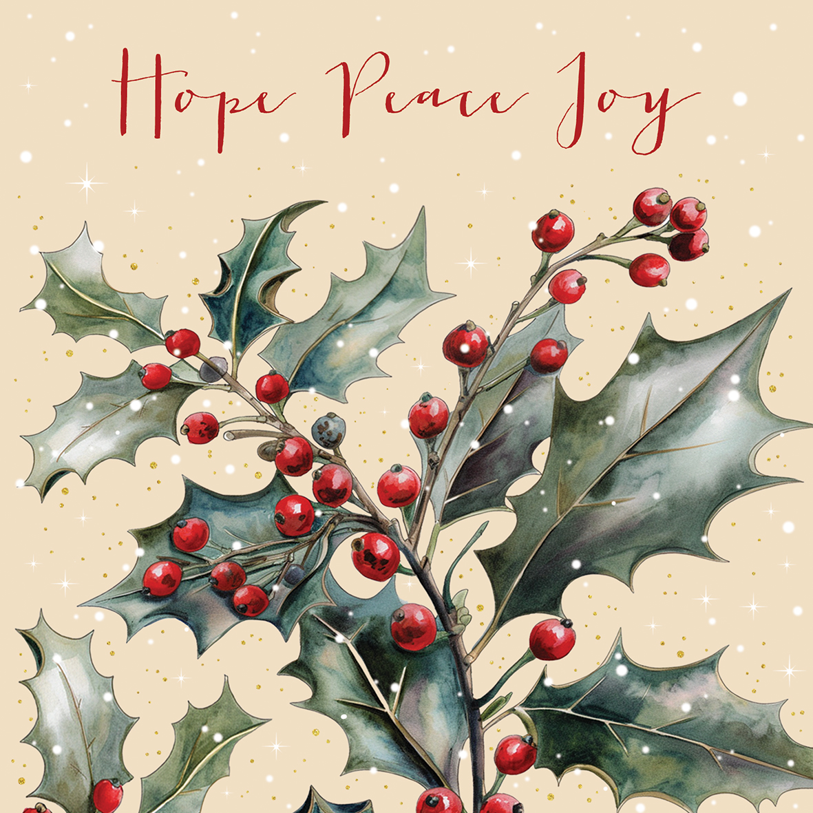 Hope Peace Joy Holly